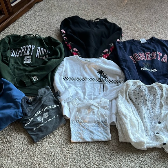 group of used sweatshirts hoodies - Picture 1 of 1